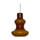 Amber and white opaline hanging inside (1970)