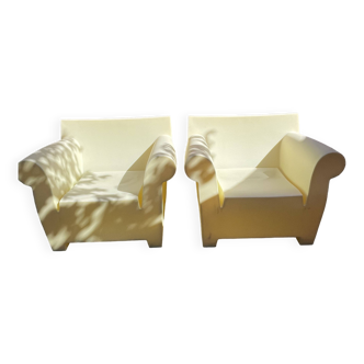 2 FAUTEUILS STARCK BUBBLE CLUB