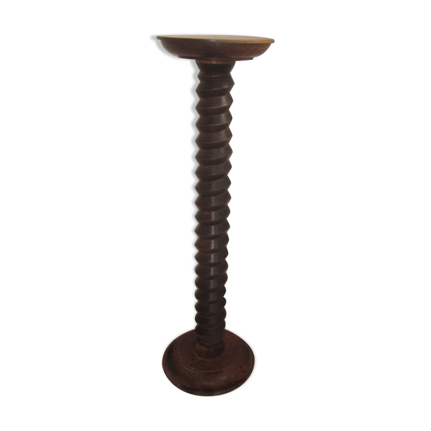 Solid wooden column selette