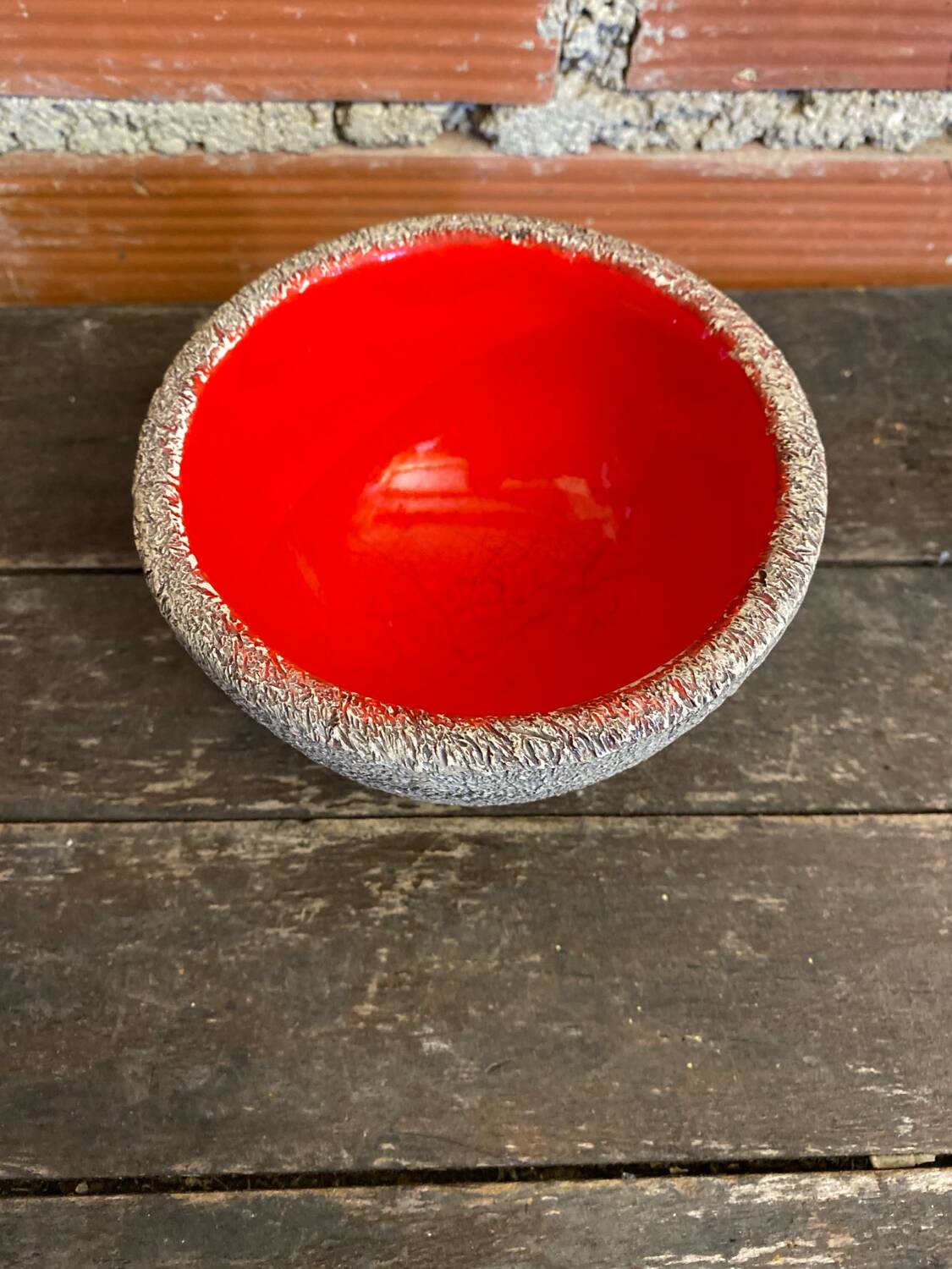 Francis Triay Ceramic Ashtray Coupe Vide Poche 1960s Vintage Rock Art