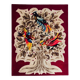 Tapestry canvas The Tree with 3 Paradise Birds