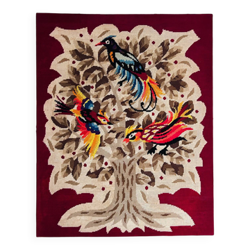 Canvas tapestry The tree with the 3 paradise birds