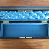 Glove box in ball marquetry