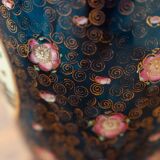 Antique Japanese porcelain vases, Meiji period, 19th century, oriental porcelain art, in