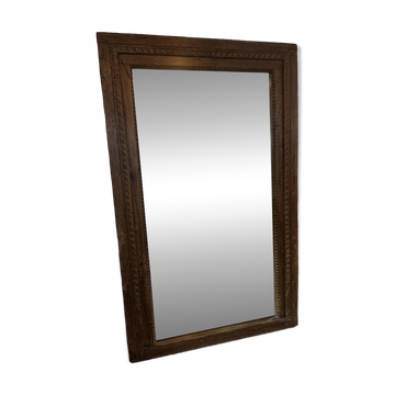 Large carved mirror 184X114 cm