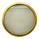 Golden mirror plateau Art Deco diameter 41cm