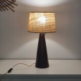 Lampe en grès vintage