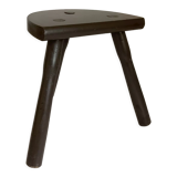 Tripod farm stool painted wood