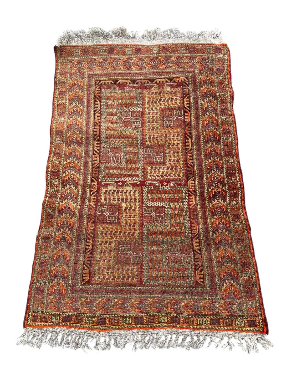 Handmade Turkmen carpet 140cm x 90cm