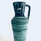 Mid-Century Modern Studio Pottery Vase Set by Scheurich, West Germany, 1960s, Set of 2