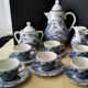 Lunéville earthenware coffee service "English Style"