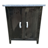 Sheet metal industrial furniture sideboard
