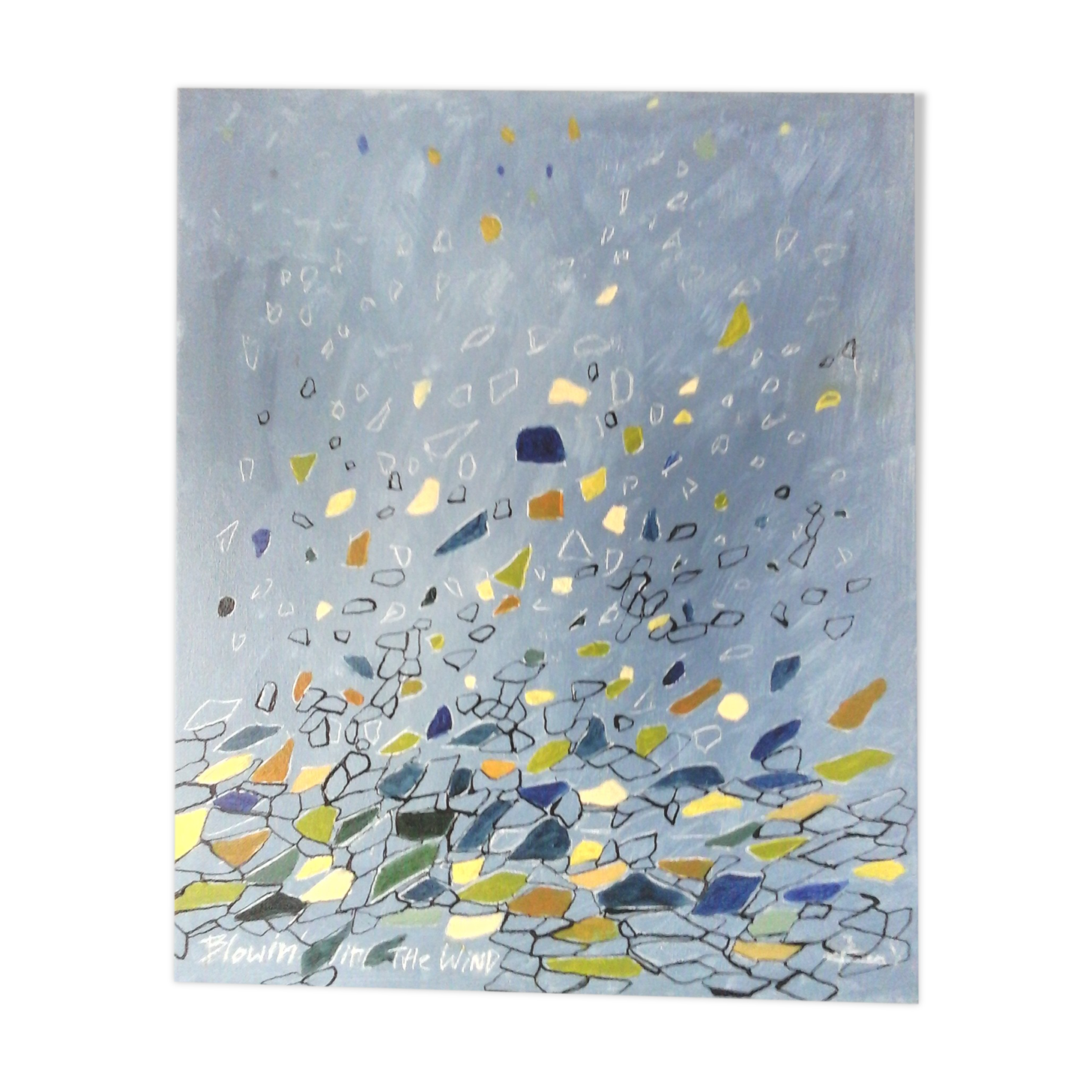 "blowin in the wind" acrylic