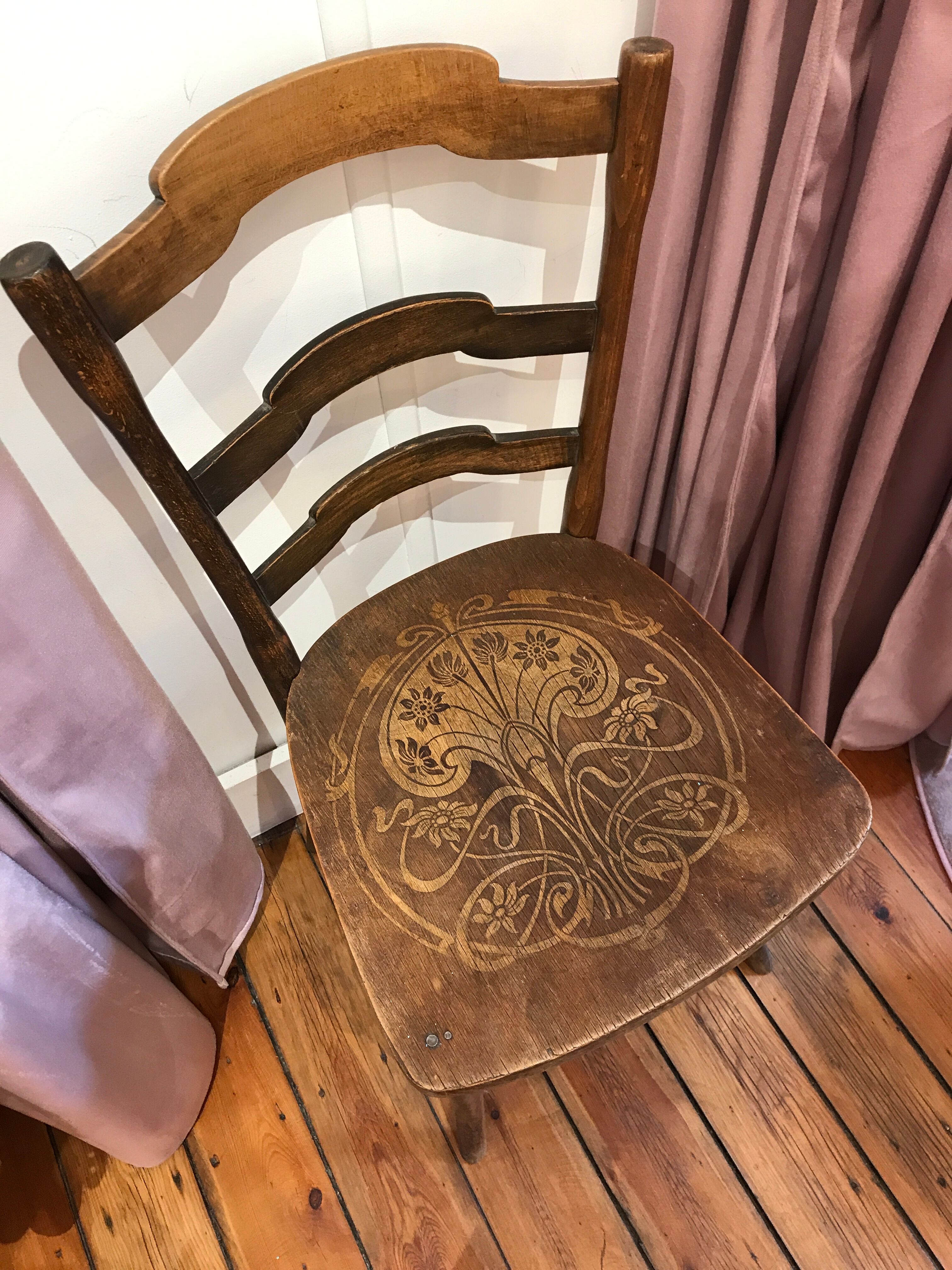 Art Nouveau bistro chair