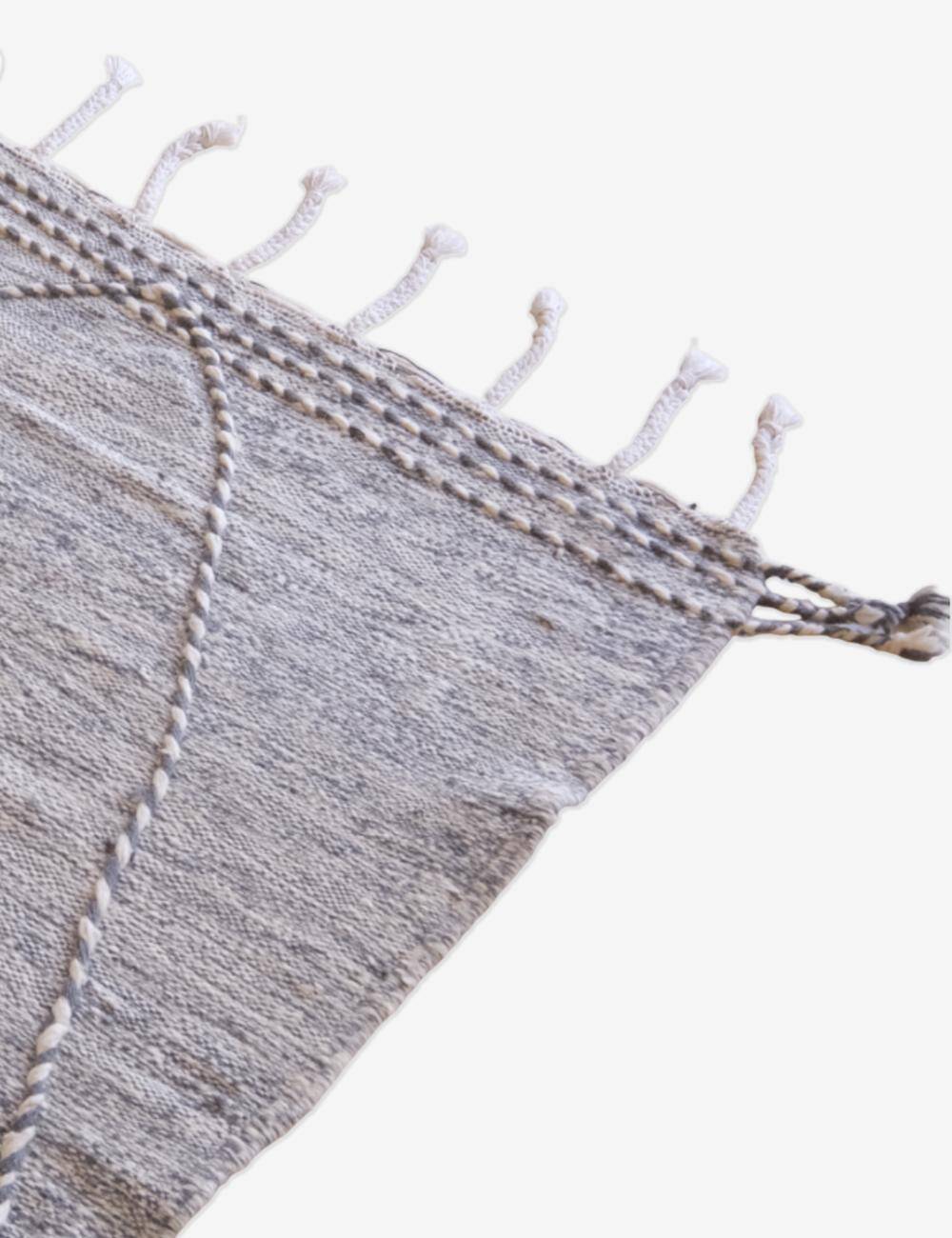 Kilim Rug Zanafi Gray - 300 x 186 cm