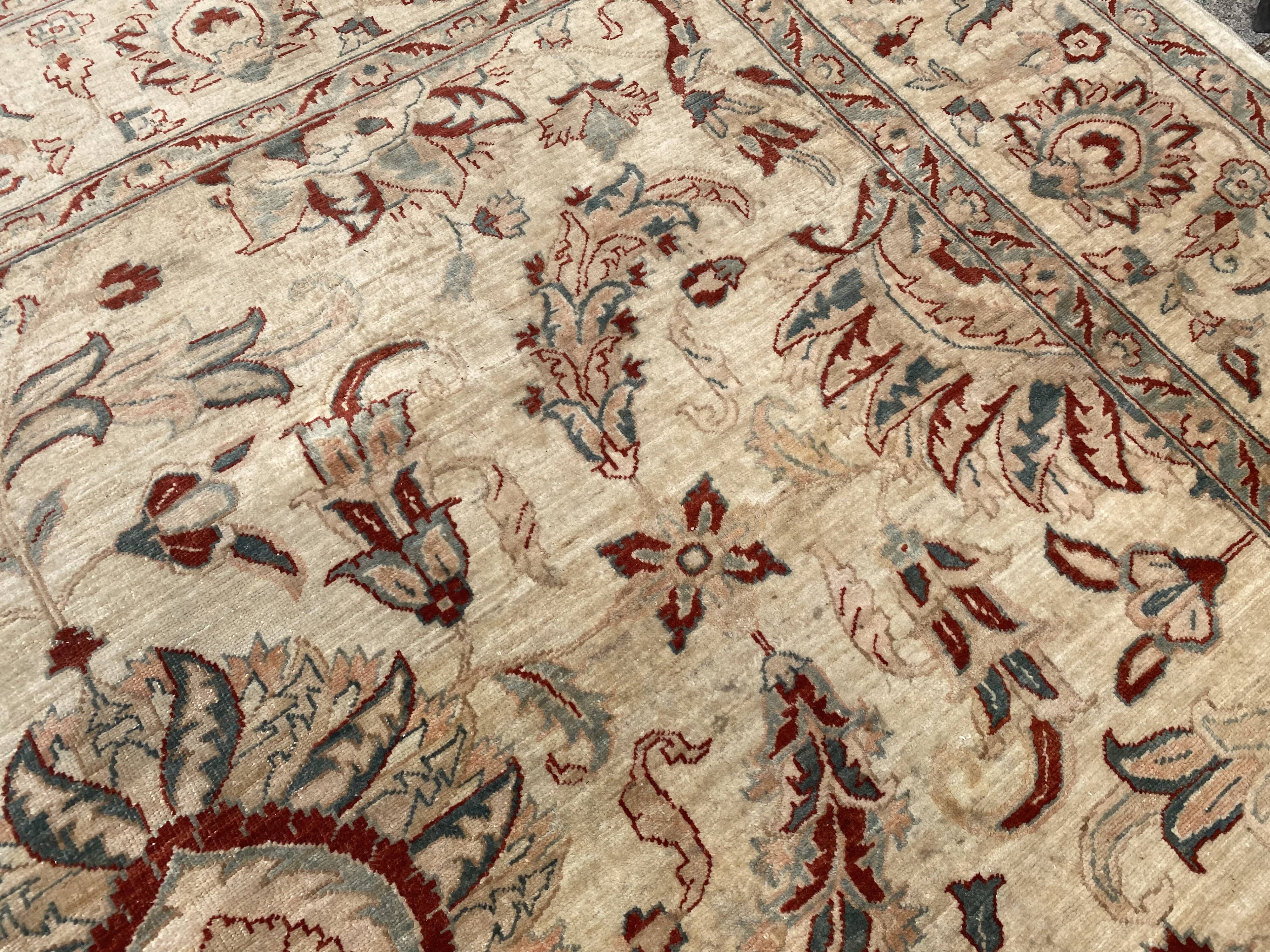 Contemporary carpet Chobi Afghan handmade 250x290 cm