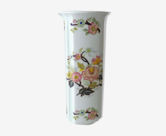 Ancien vase en porcelaine, décor fleurs, Royal Porzellan Bavaria KPM