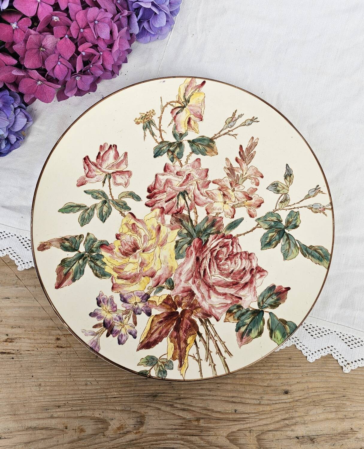 Longchamp Terre de Fer decorative plate