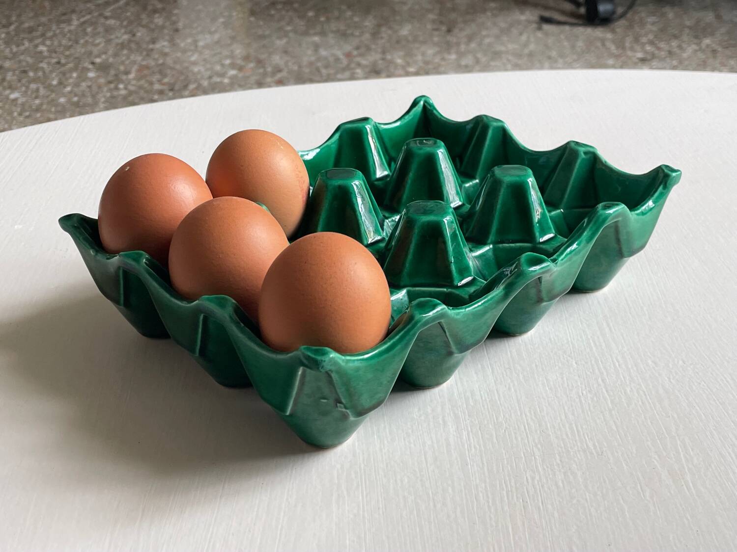 Vallauris ceramic egg box