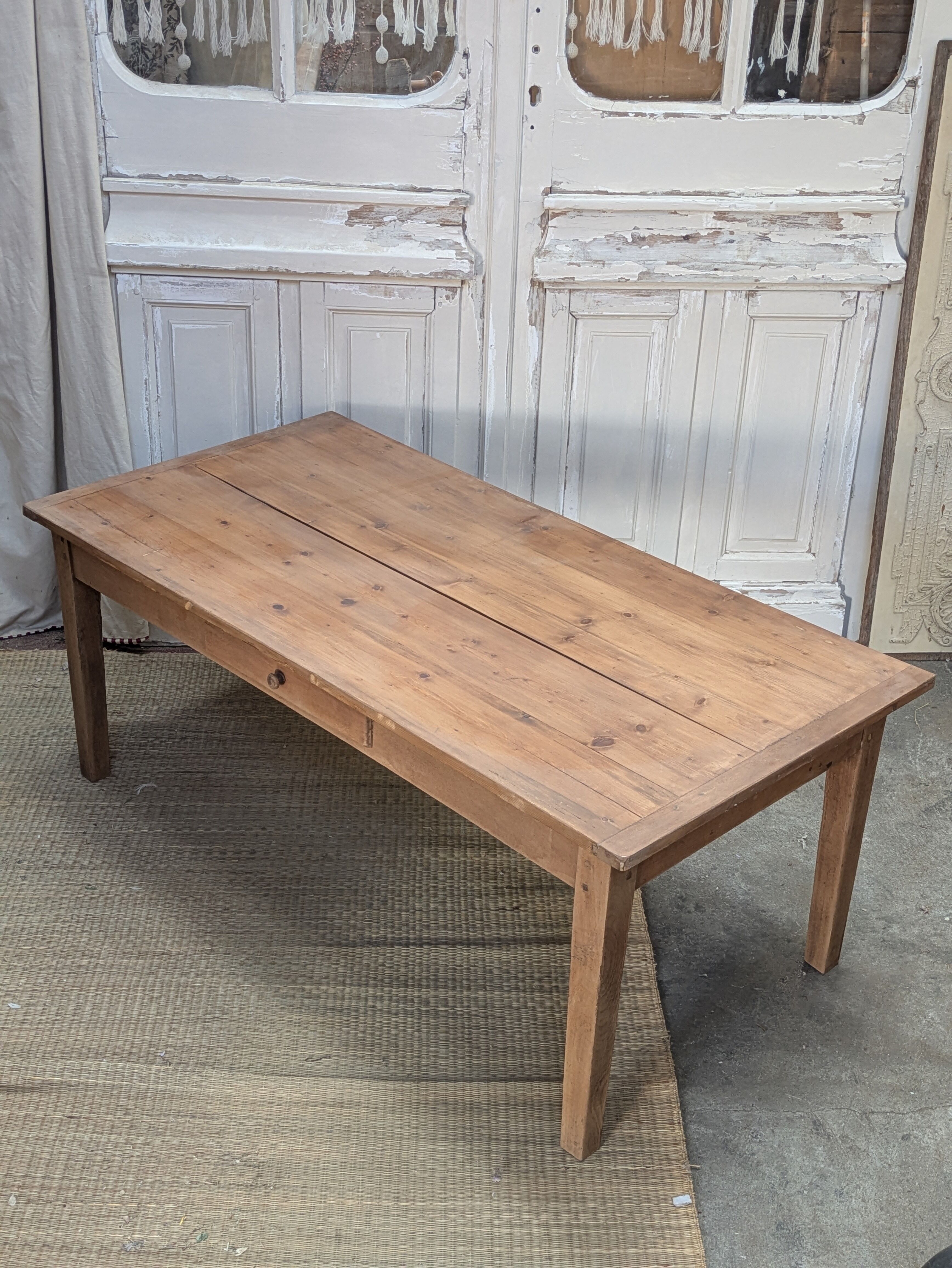 Large farmhouse coffee table