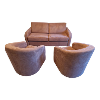 sofa and its 2 armchairs