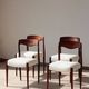 Set of 4 Scandinavian rosewood chairs – Otto Møller style | Vintage