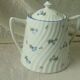 Twisted porcelain sugar bowl decoration blueberry barbel
