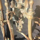 Series d e 3 applied in bronze/lion's head