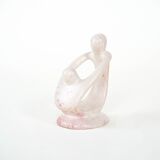 Abstract sculpture of a figure with a child, Danish design, 1980s, made in
