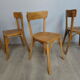Set of 4 chairs bistros 50s /60