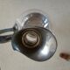 Ewer decanter with tin mount