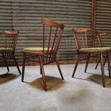 Suite of 4 chairs Antonin Suman for Tatra Nabytok 1960