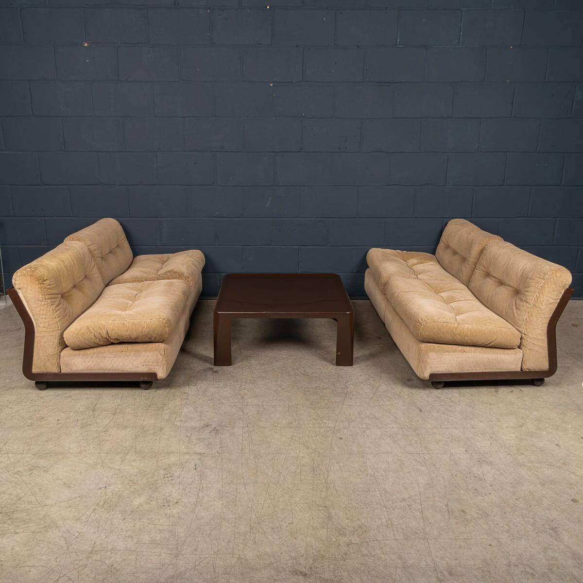 Italian "amanta" 4-piece modular sofa by mario bellini for b&b italia c1980