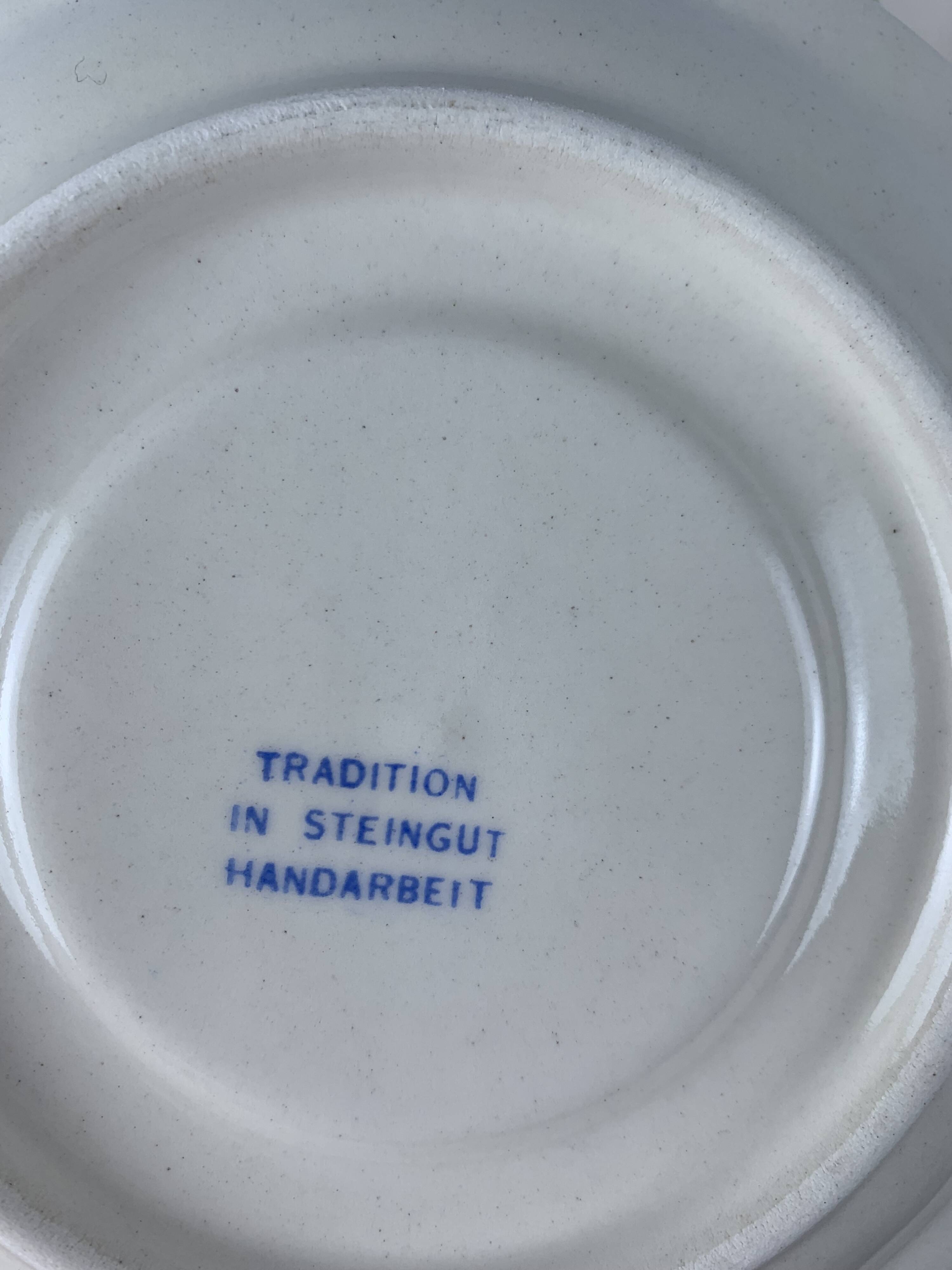 Set of 6 vintage cups + saucers, flower pattern, Germany