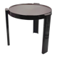 1970s Italian Space Age Table in Brown Plastic, Vintage Side or Coffee Tabl
