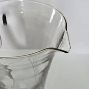 Cut crystal water jug from Fains – 21 cm – vintage