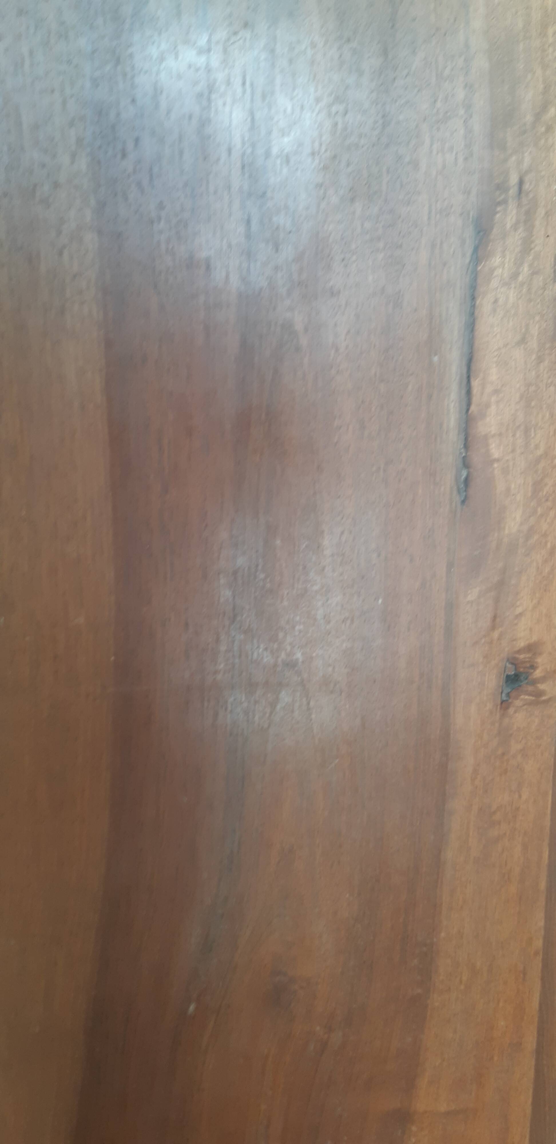 Empire wardrobe in solid walnut