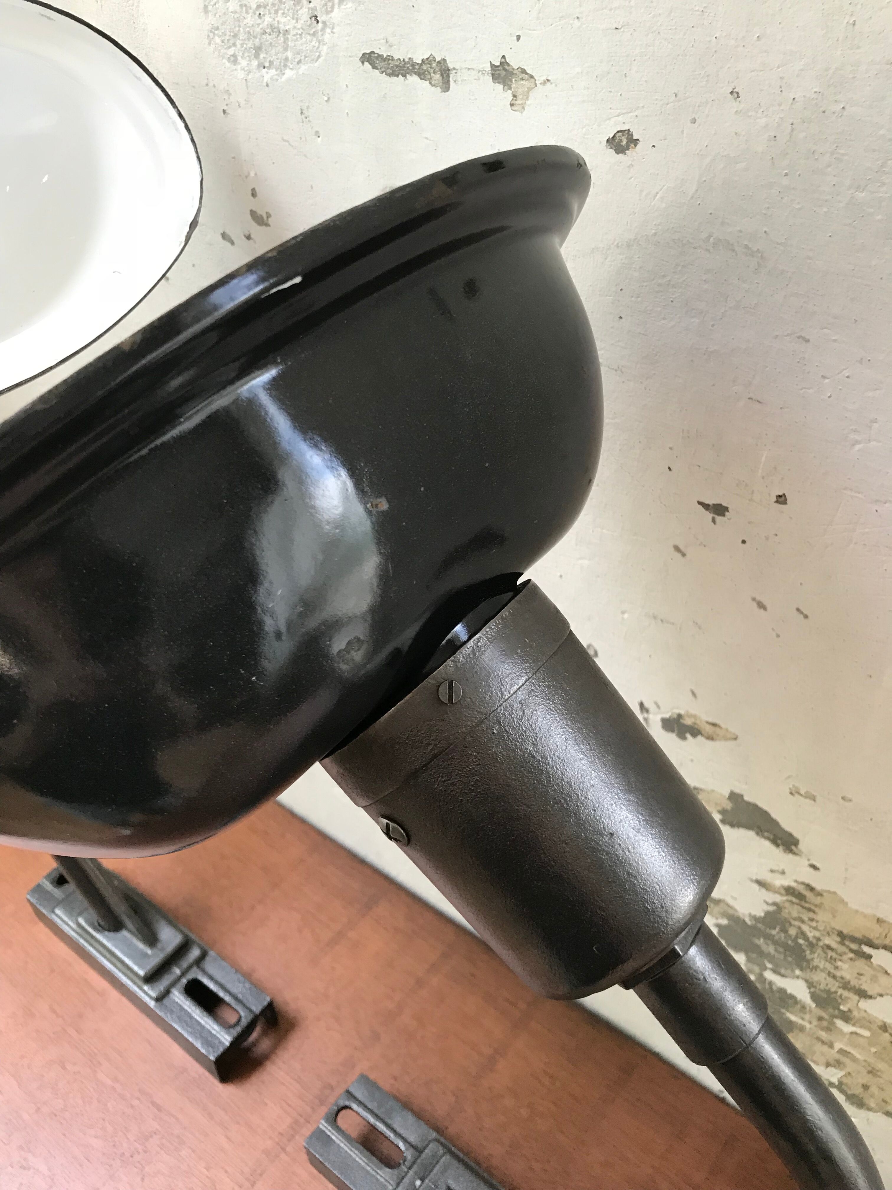 Pair of industrial lamps