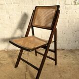 Pair of chairs complain cannage