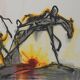 Salvador Dali: Horses, the workhorse, signed lithograph