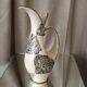 Jug or soliflore ü keramik vintage 1960 1970 white black/grey