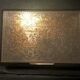 Black and silver lacquered wood jewelry box 60s