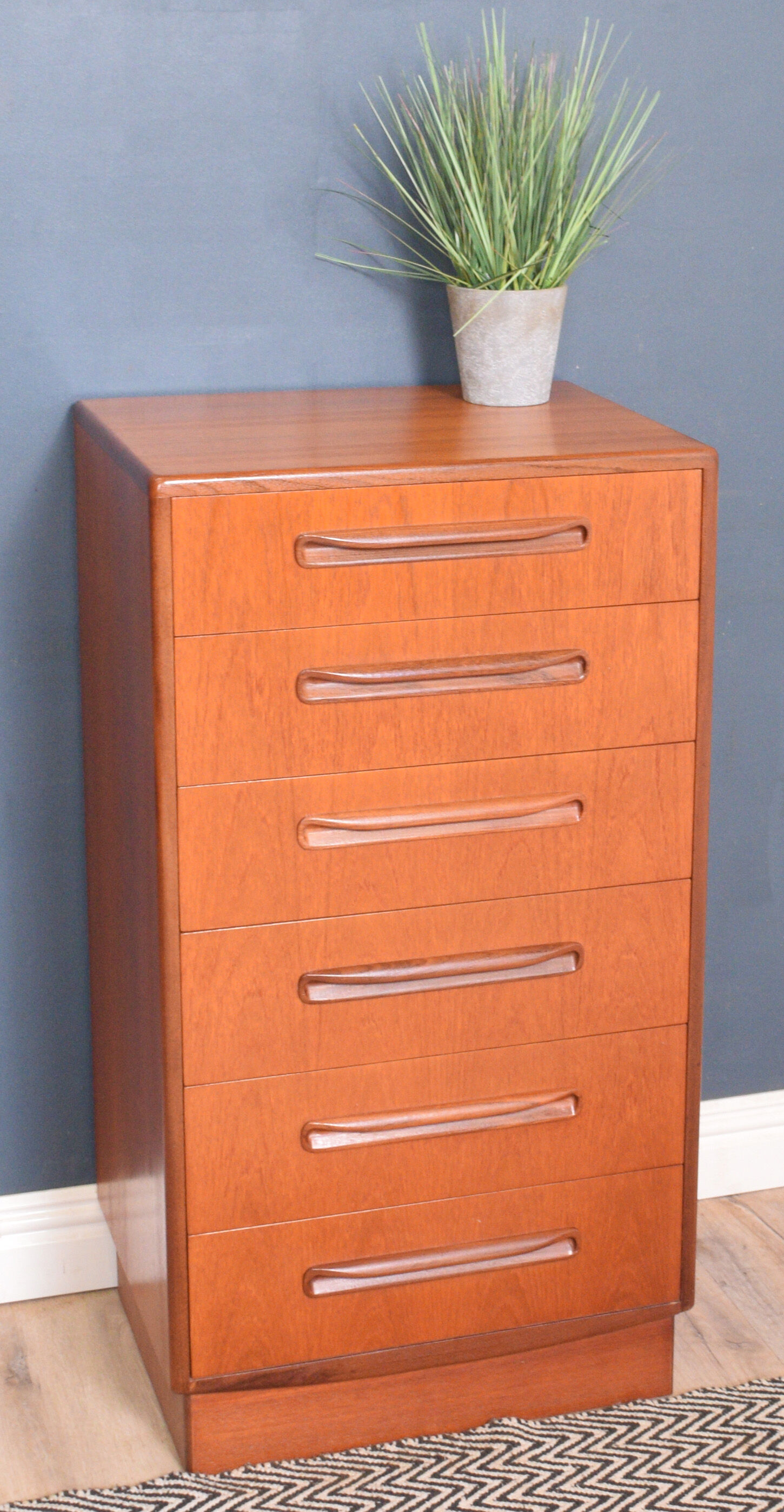 G-Plan Fresco teak 6 drawer chest of drawers