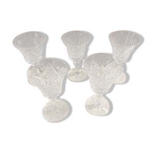 5 verres saint louis