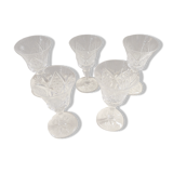 5 glasses Saint Louis