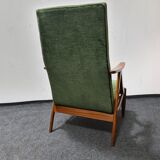 Vintage Dutch design teak armchair