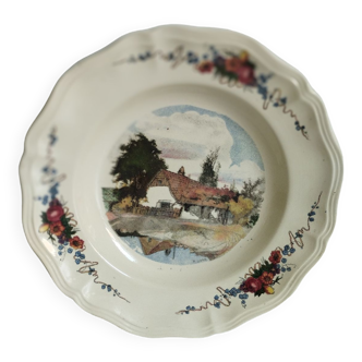 Assiettes creuses Obernai Digoin Sarreguemines