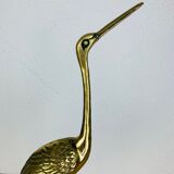Golden brass heron