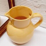 Straw yellow pitcher