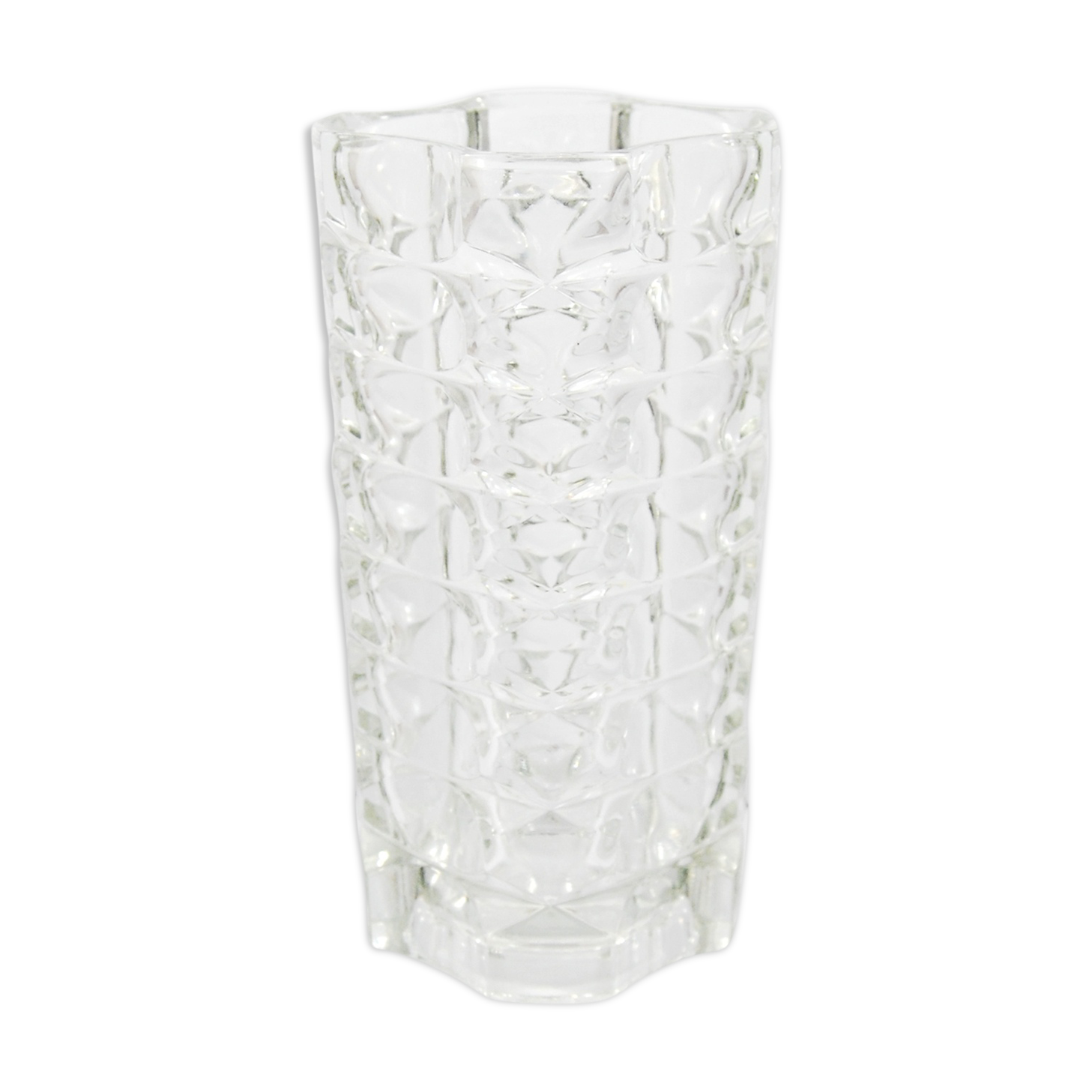 Glass vase Windsor by Luminarc, France 1970